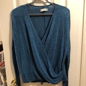 Abercrombie wrap style sweater